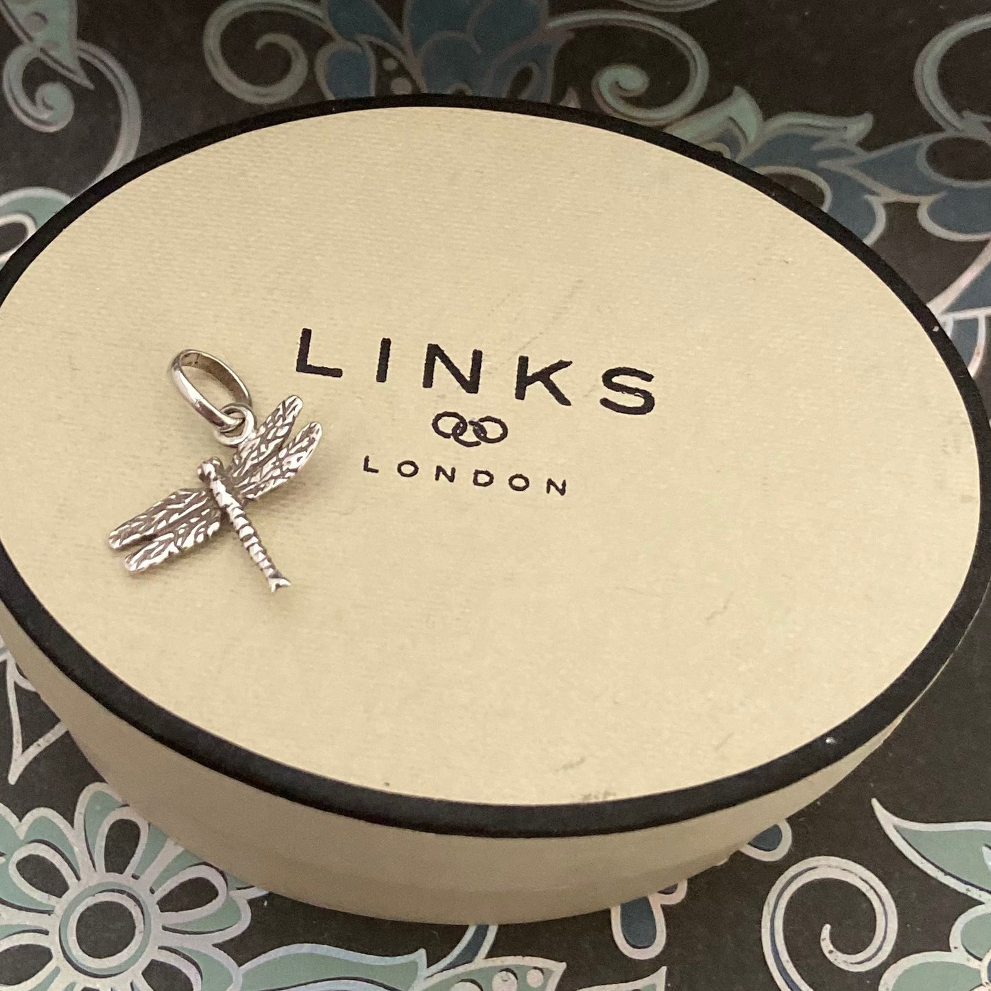 Preloved Sterling Silver Links of London Dragon fly 925 Charm