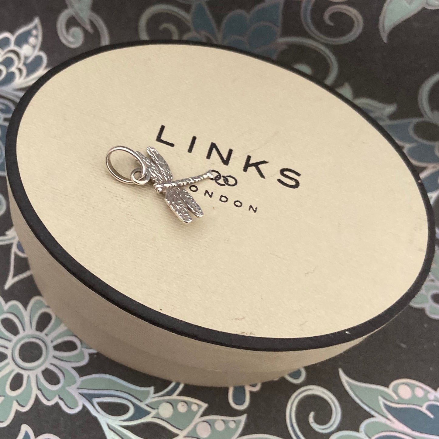 Preloved Sterling Silver Links of London Dragon fly 925 Charm