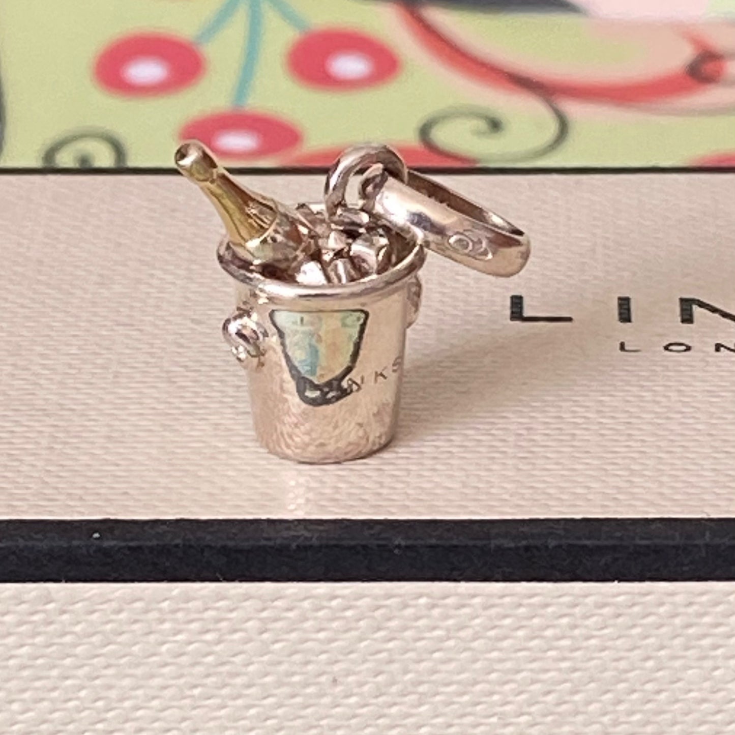 Links of London 18ct Gold Vermeil Champagne Bucket Charm
