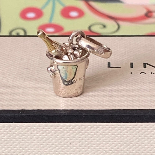 Links of London  18ct Gold Vermeil Champagne Bucket Charm
