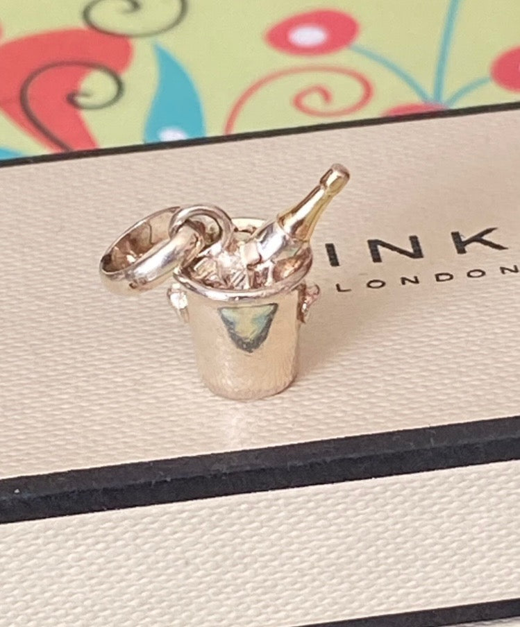 Links of London 18ct Gold Vermeil Champagne Bucket Charm