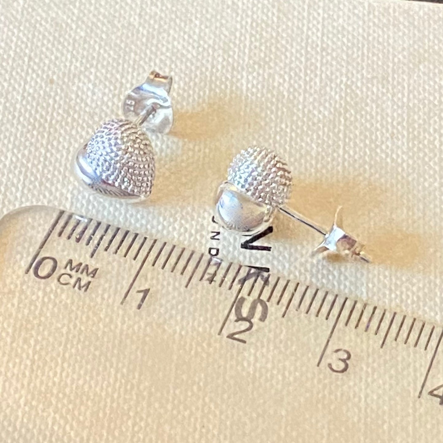 Links of London Sterling Silver Masquerade Heart Stud with butterfly backs