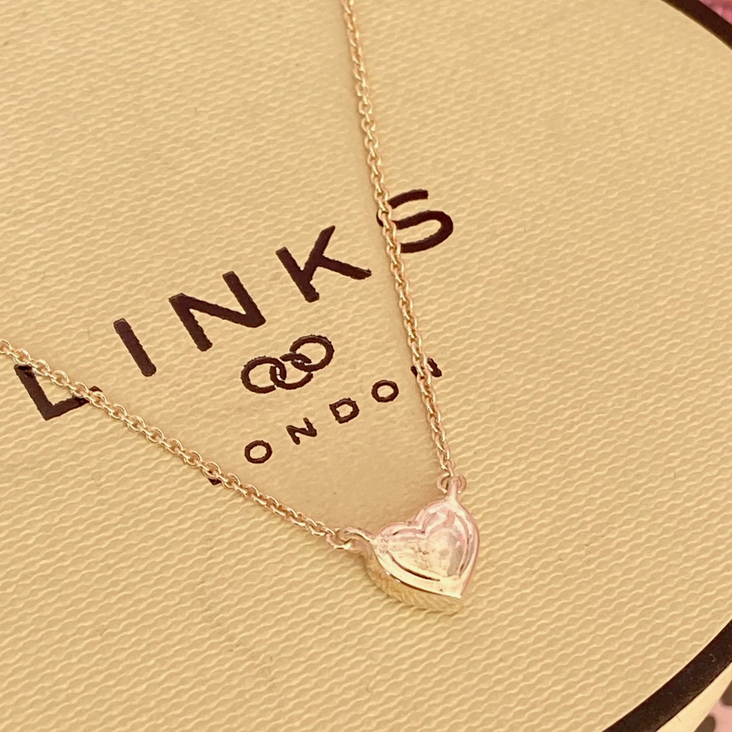 Links of London Diamond Pave Essentials Heart Necklace