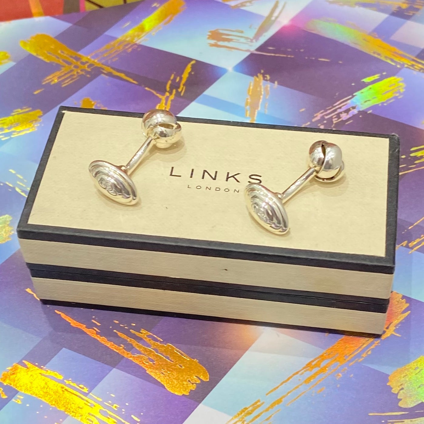Sterling Silver Classic Links of London Cufflinks