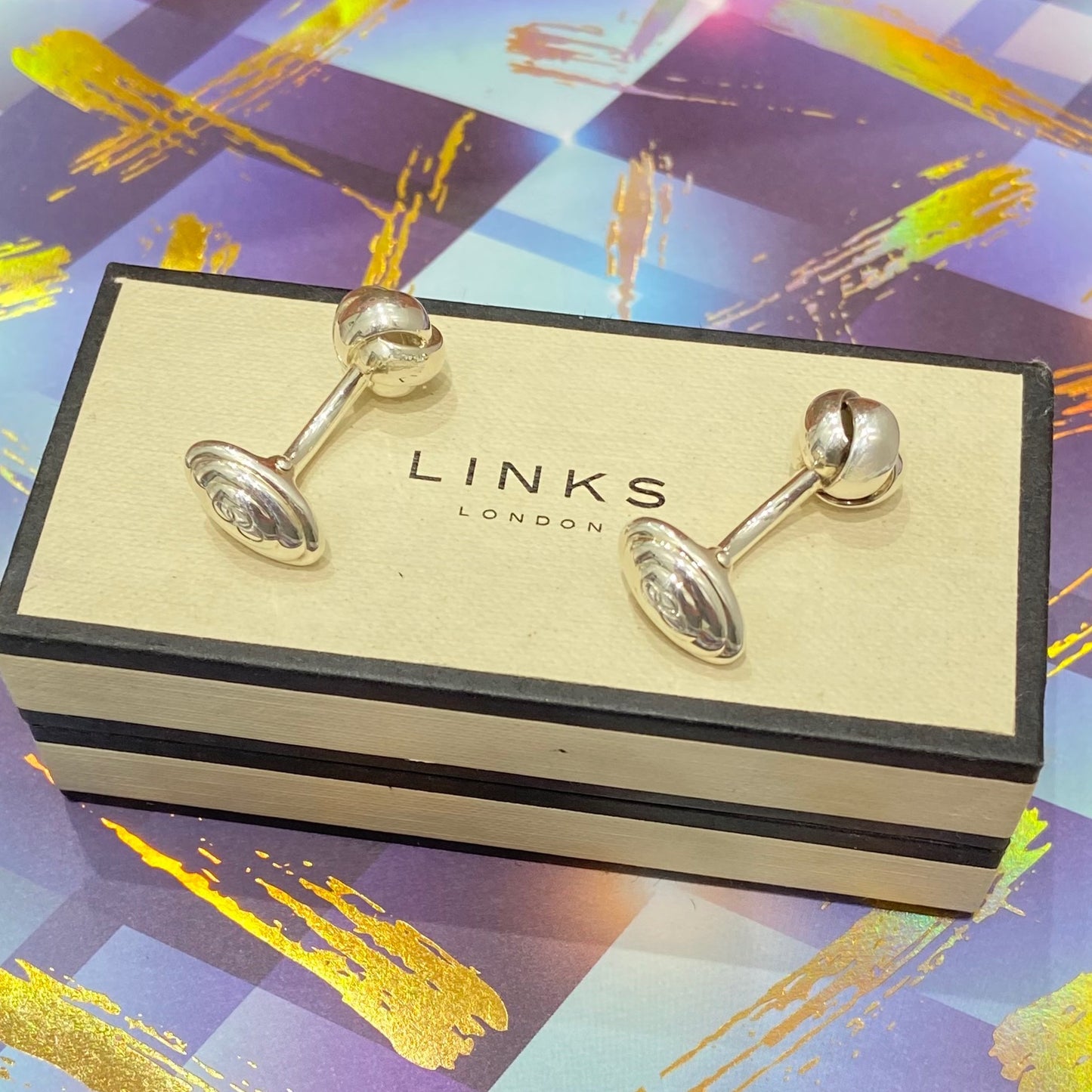 Sterling Silver Classic Links of London Cufflinks