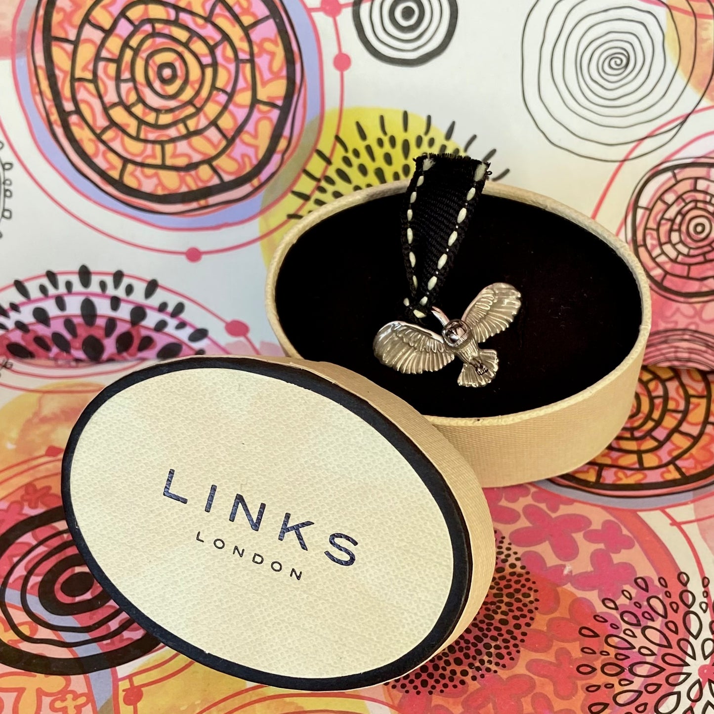 Links of London Wildlife Brown Barn Owl Charm/ Pendent