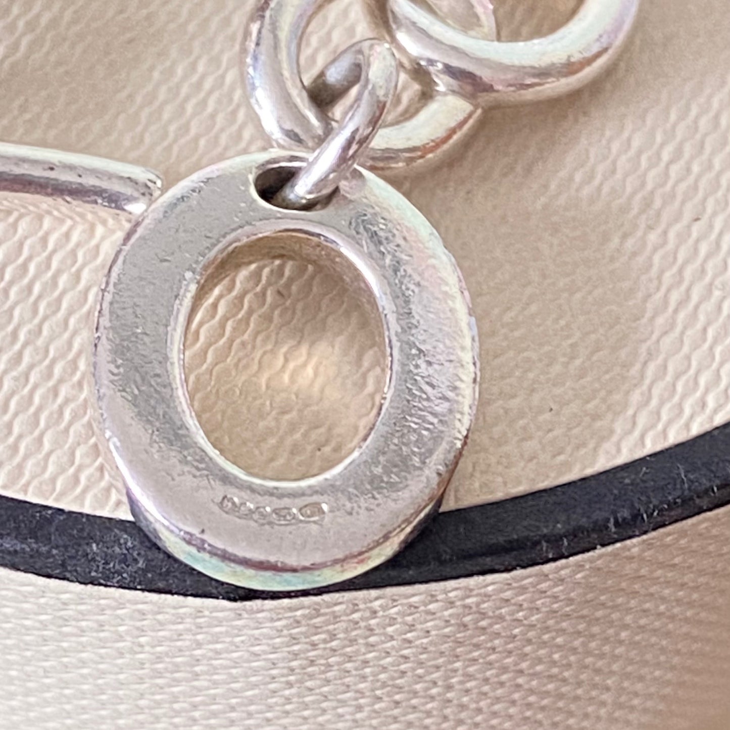 Fully Hallmarked Sterling Silver T-Bar Bracelet Links of London.  30g