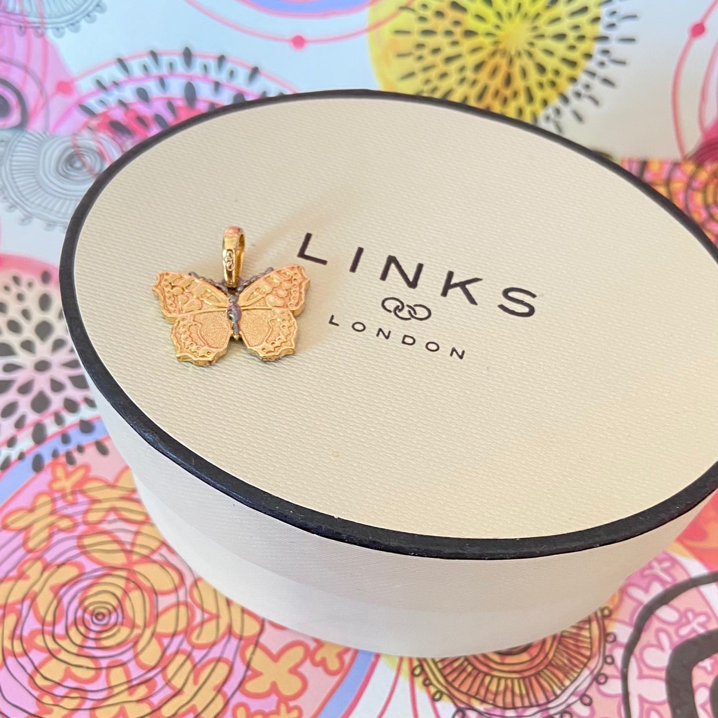 Link of London Butterfly Charm Pendant.
