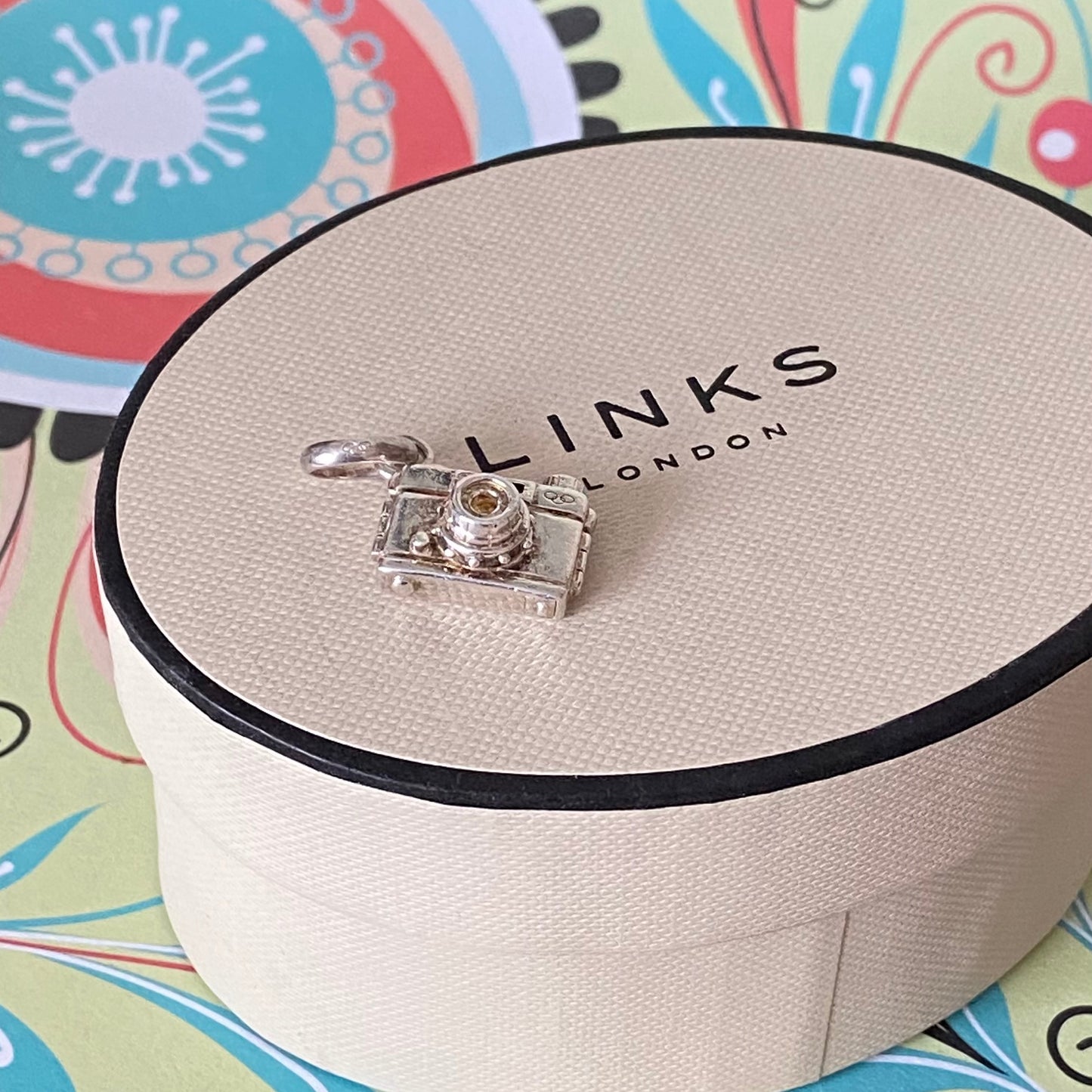 Preloved Sterling Silver Links of London Camera 925 Charm