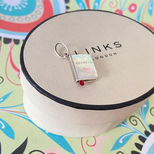 Sterling Silver Links of London Book Secrets