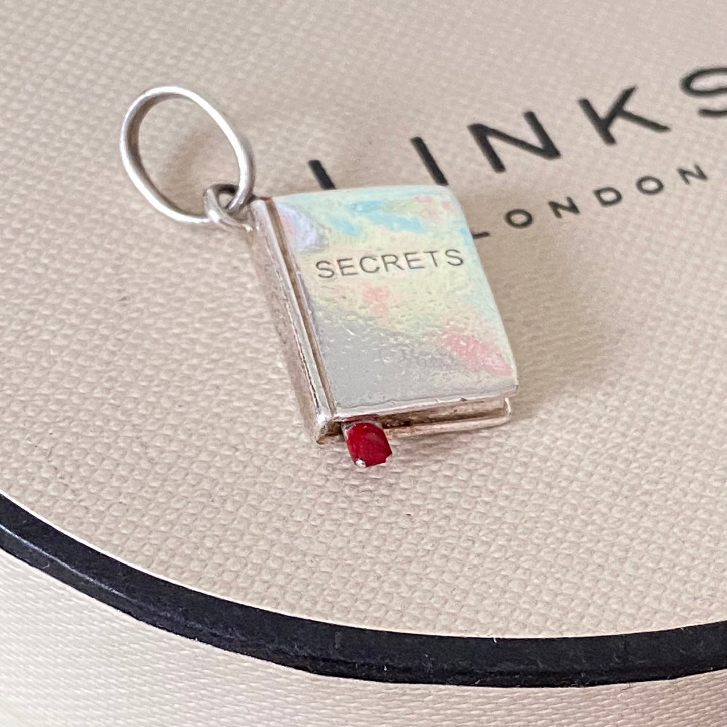 Sterling Silver Links of London Book Secrets