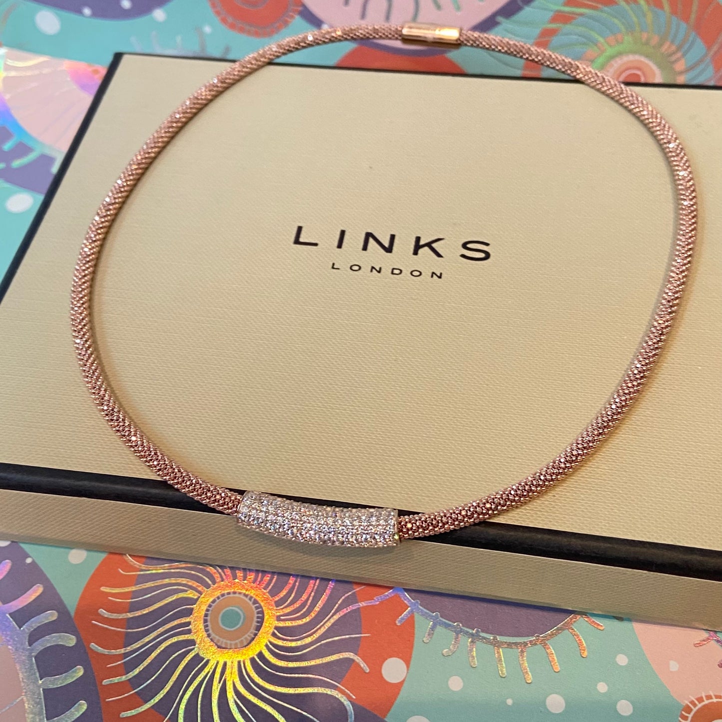 Links of London Vermeil Effervescence Star Dust CZ Necklace