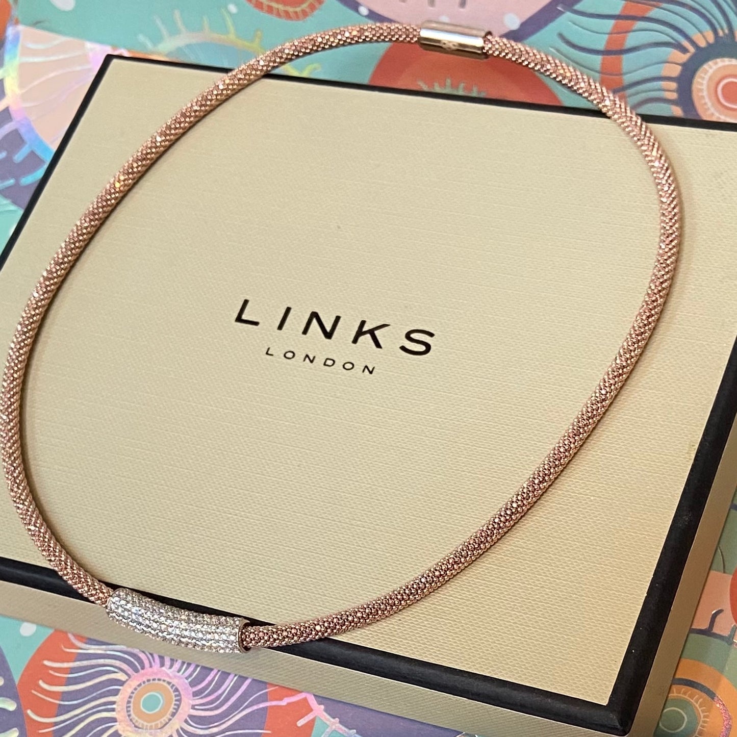 Links of London Vermeil Effervescence Star Dust CZ Necklace