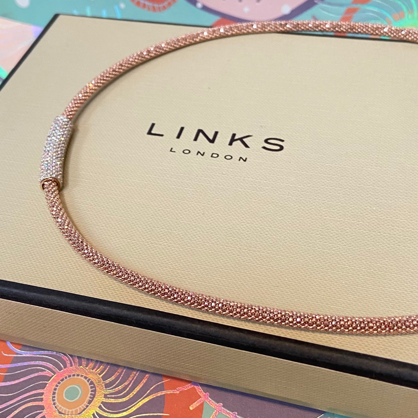 Links of London Vermeil Effervescence Star Dust CZ Necklace