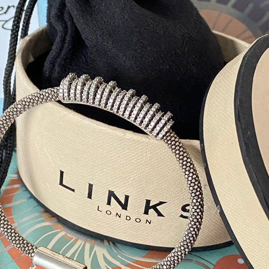 Links of London Star Dust Crown Silver Bracelet