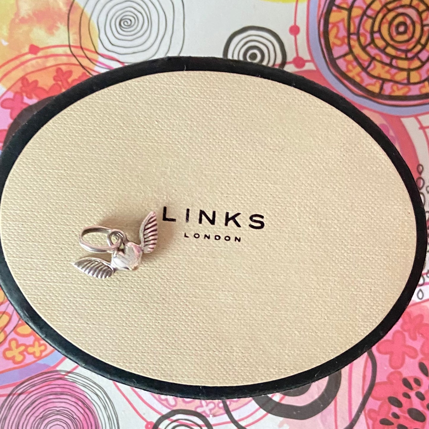 Links of London Heart with Wings Charm