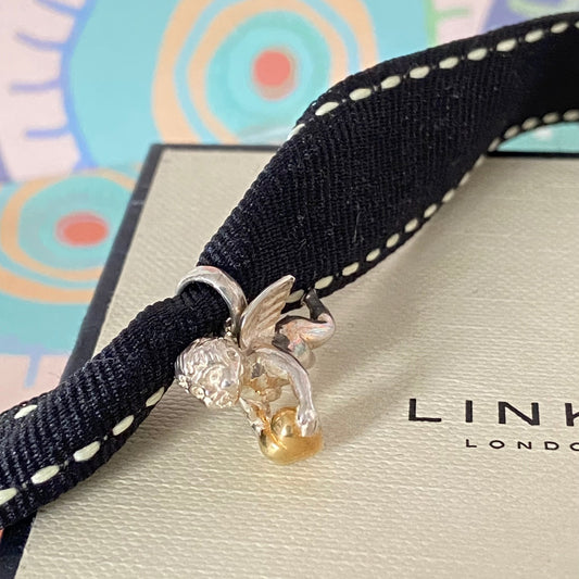 Links Of London Sterling Silver Cupid Angel Charm New!
