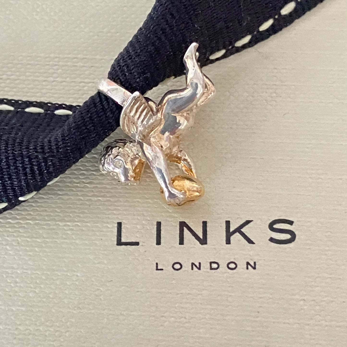 Links Of London Sterling Silver Cupid Angel Charm New!