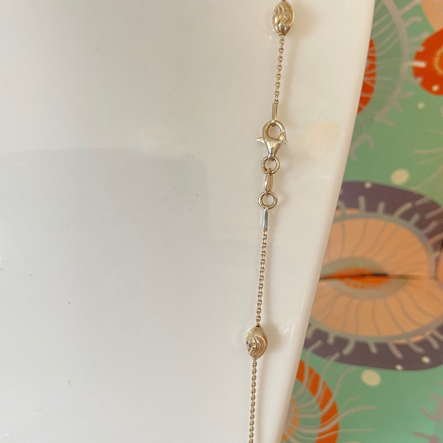 Links of London Sterling Silver Essentials Beaded Necklace – 80cm