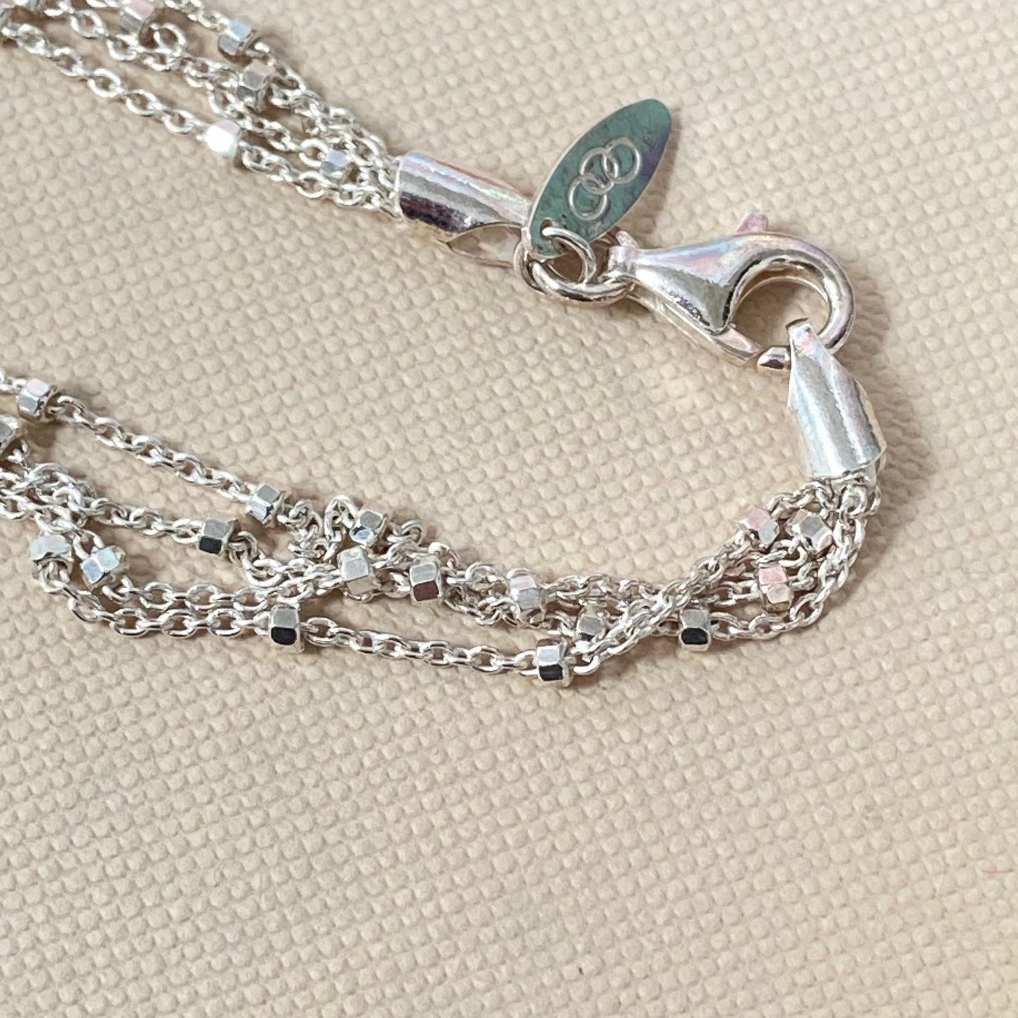 Links of London Multi Strand Knot Necklace with Tassel