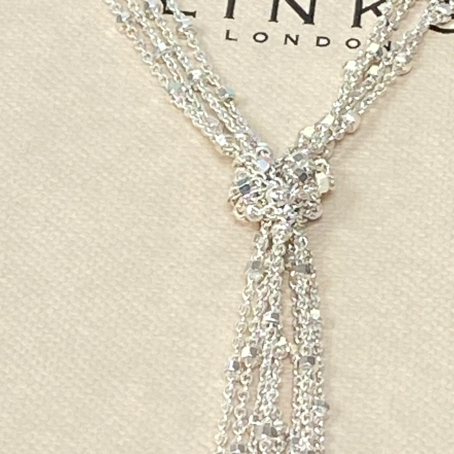 Links of London Multi Strand Knot Necklace with Tassel