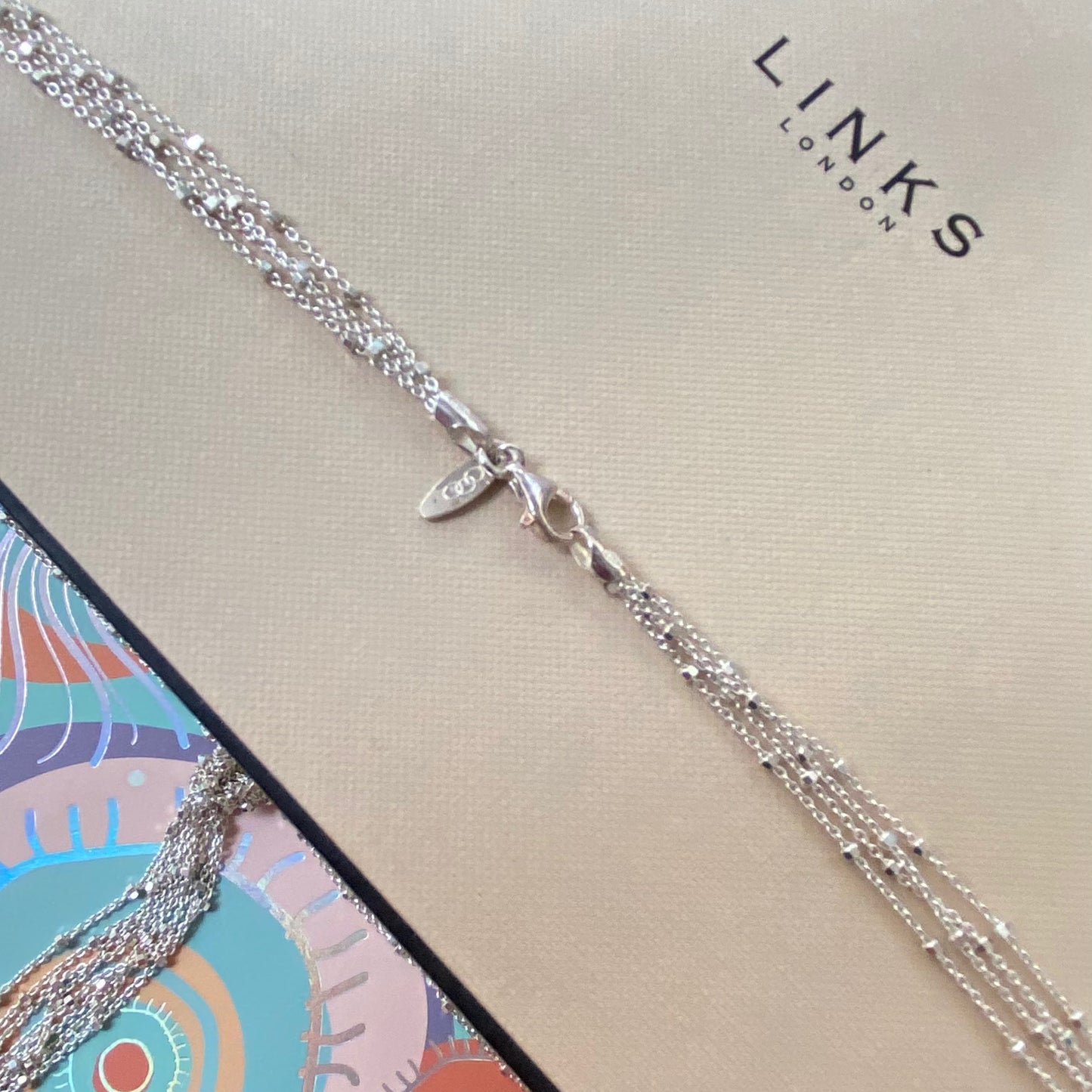 Links of London Multi Strand Knot Necklace with Tassel