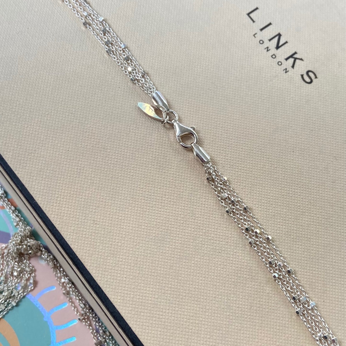 Links of London Multi Strand Knot Necklace with Tassel