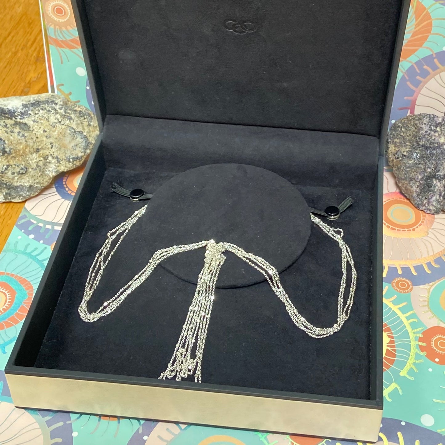 Links of London Multi Strand Knot Necklace with Tassel