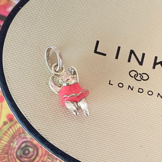 Links of London Hippo Ballerina “Hippopotamus” Charm