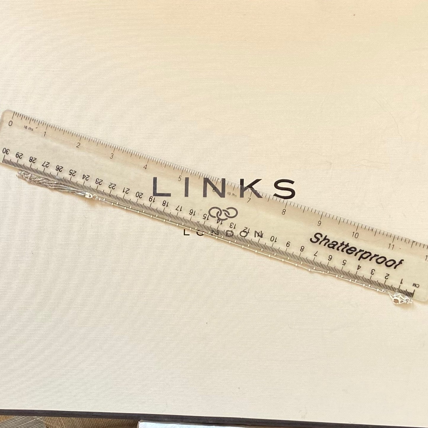 Links of London Sterling Silver Silk Row Necklace