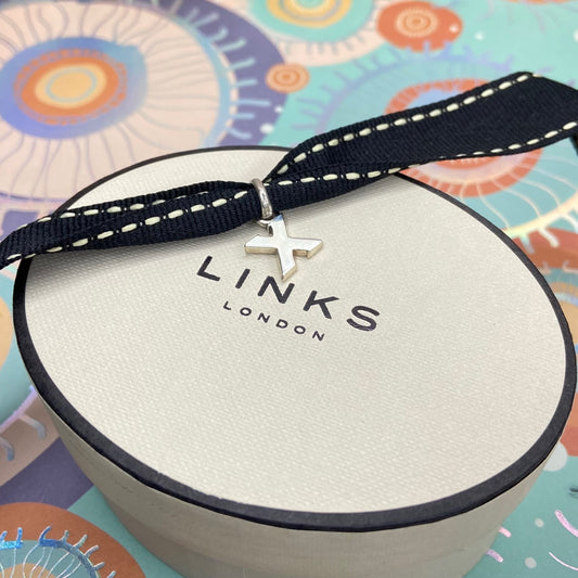 Links of London Preloved Sterling Silver Letter X Charm