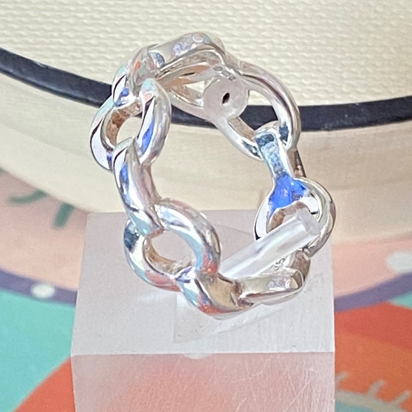 Links of London Sterling Silver Tri Link Ring  size L