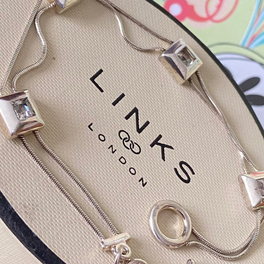 Links of London four square bracelet.