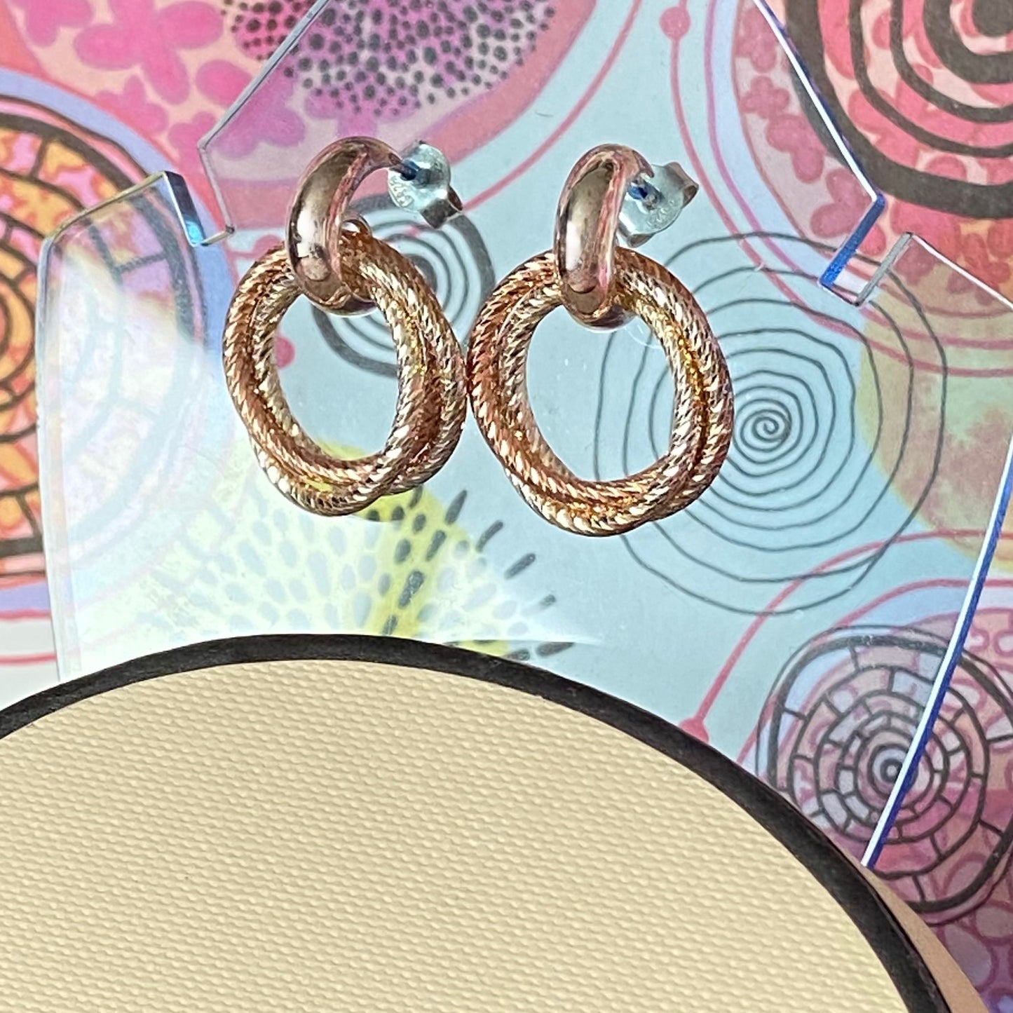 Links of London Aurora Two Colour Cluster Hoop Earrings from the Aurora Collection