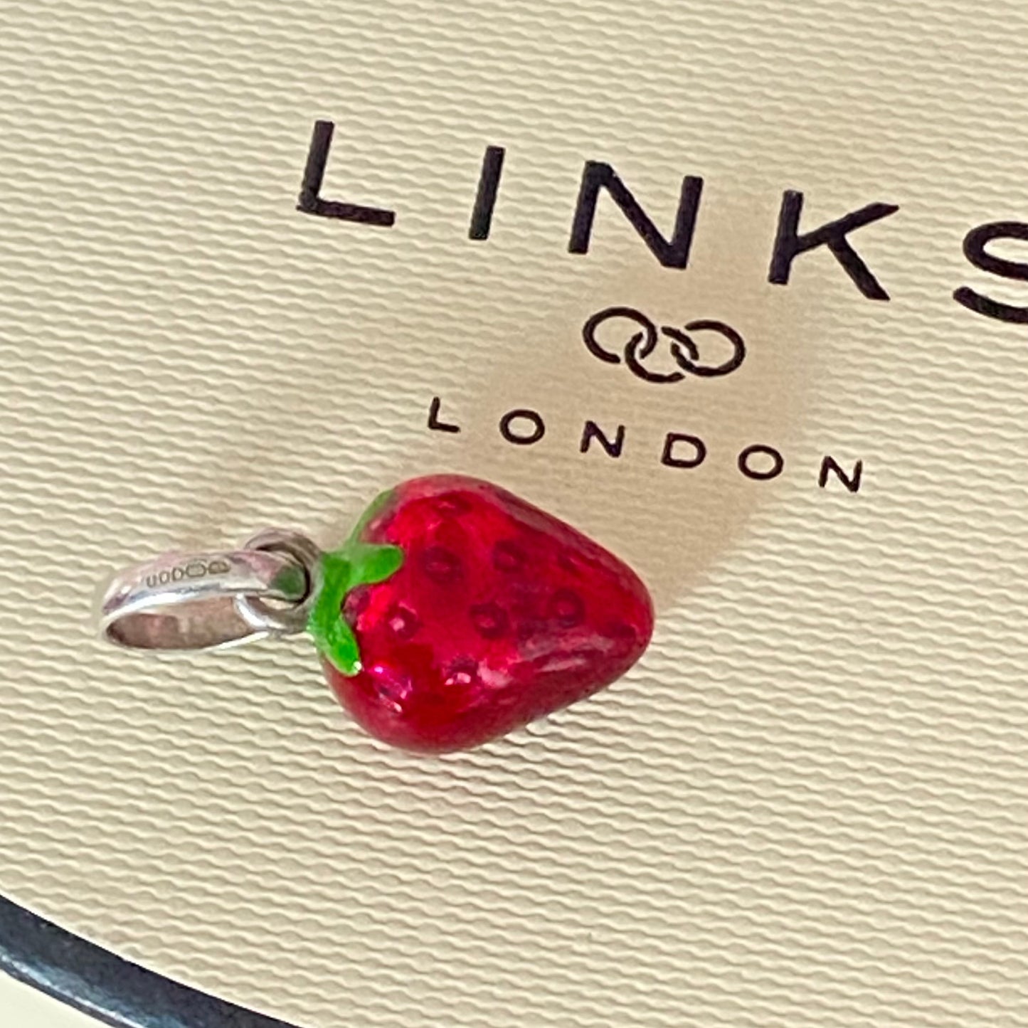 Links of London Strawberry Sterling Silver Charm