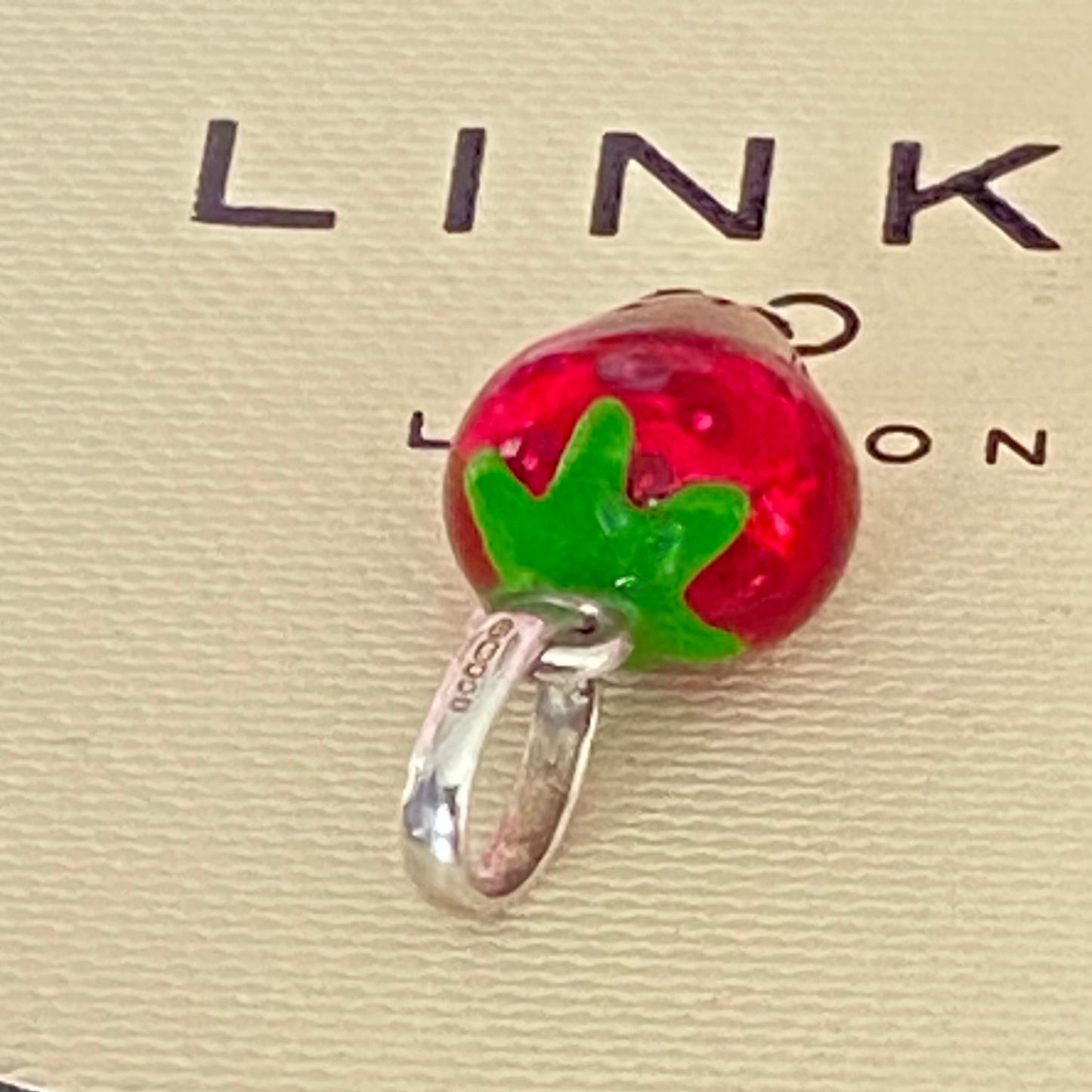 Links of London Strawberry Sterling Silver Charm