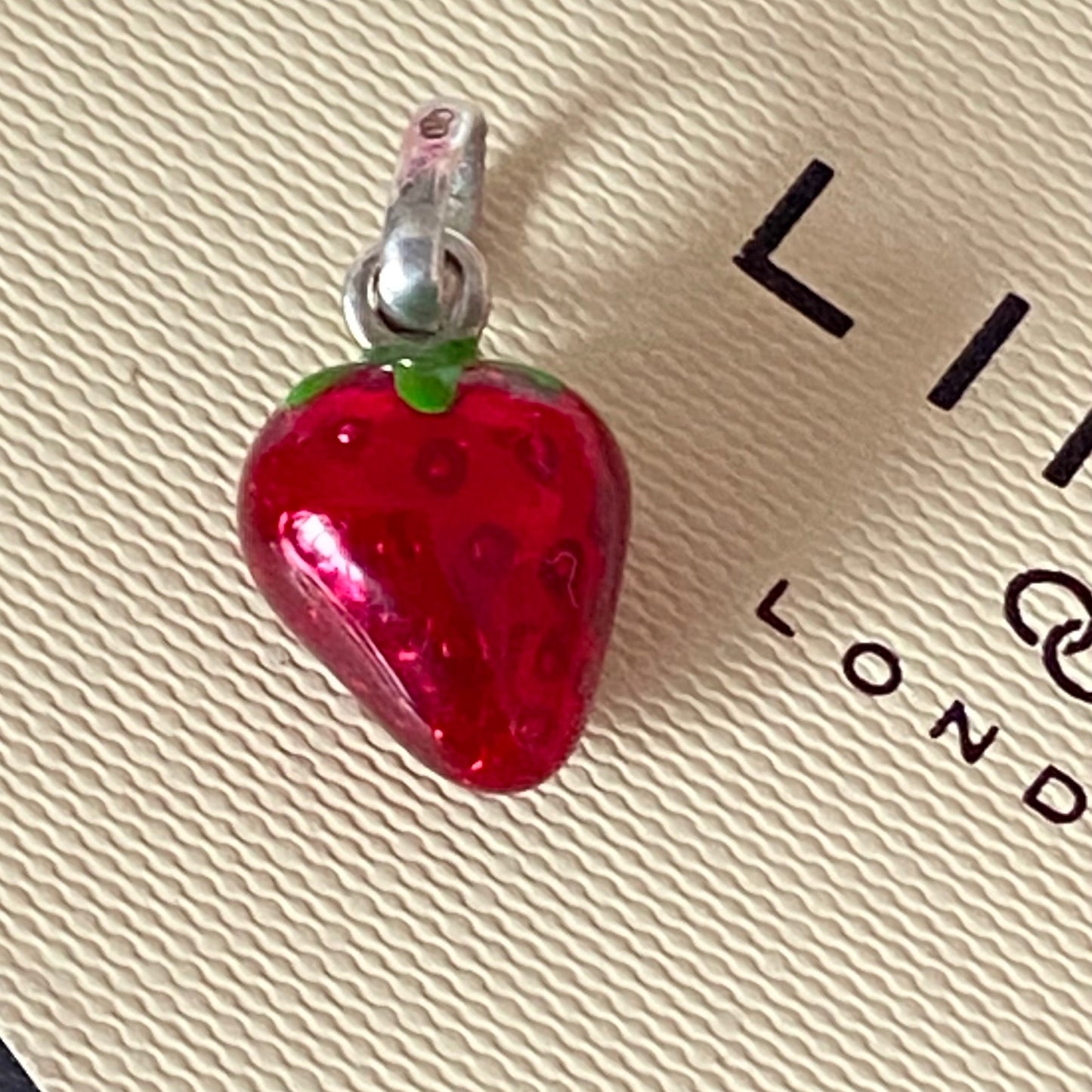 Links of London Strawberry Sterling Silver Charm