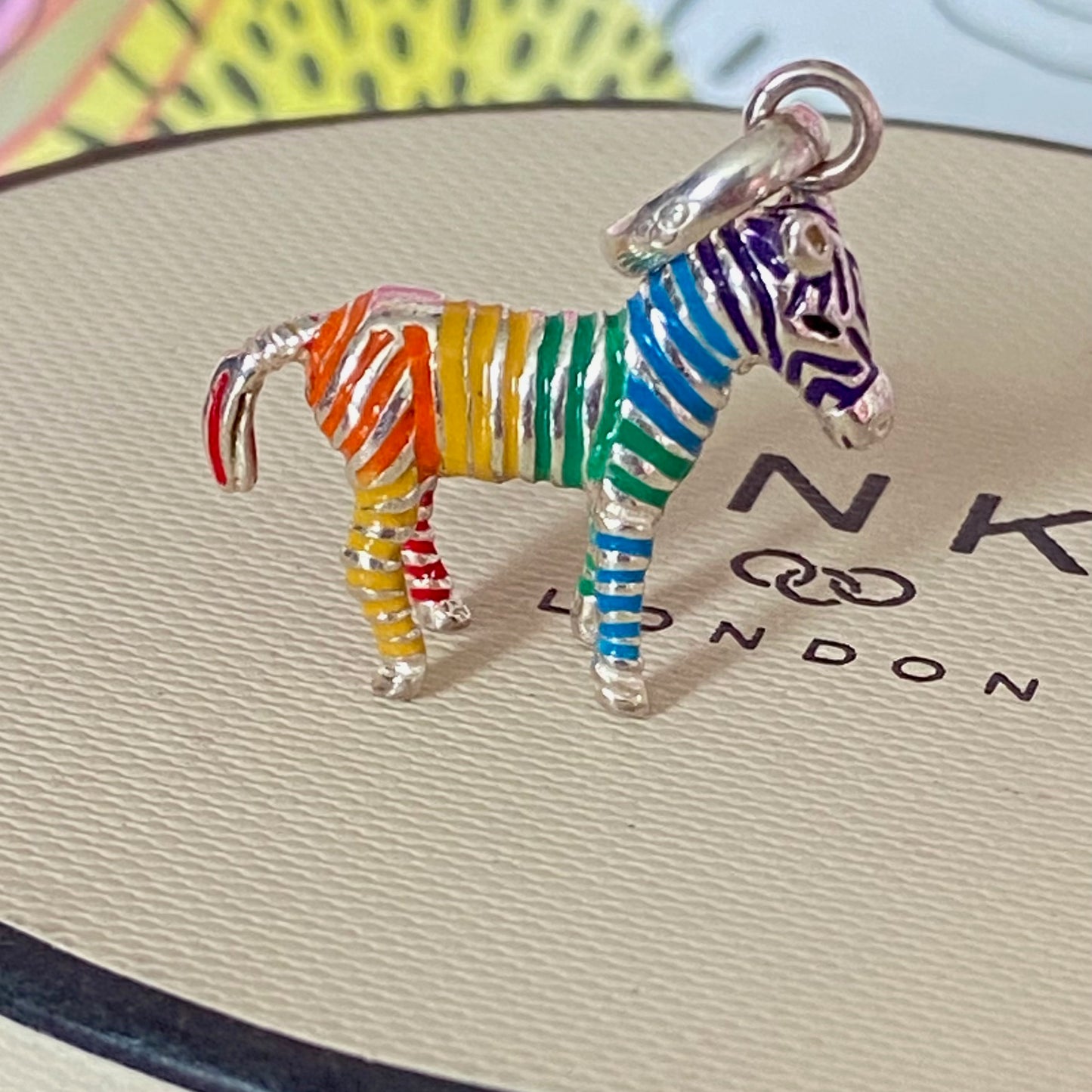 Links of London Enamel Rainbow Zebra Minor wear