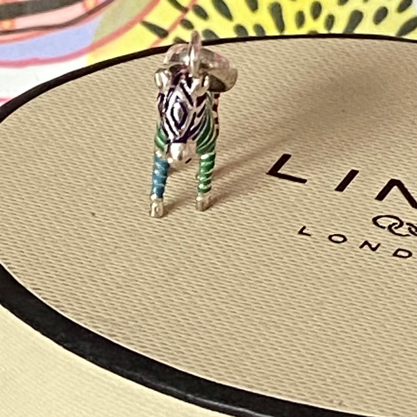 Links of London Enamel Rainbow Zebra Minor wear