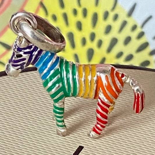Links of London Enamel Rainbow Zebra Minor wear
