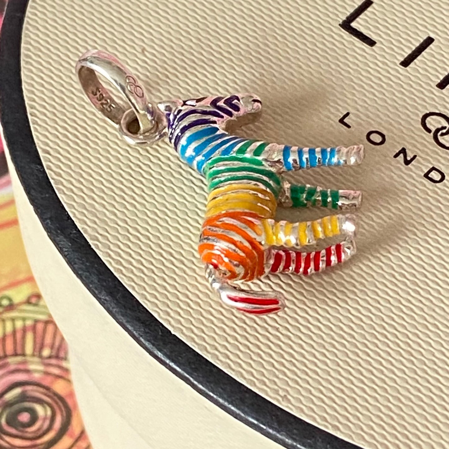 Links of London Enamel Rainbow Zebra Minor wear