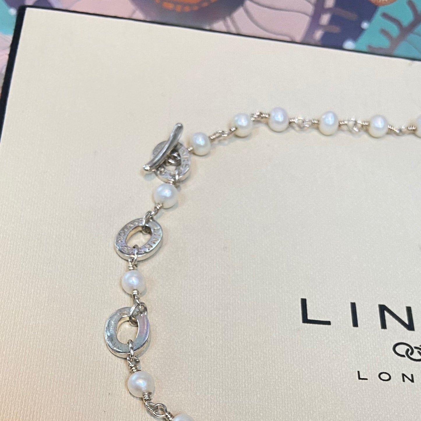 Links of London Sterling Silver Pearl Beaded Choker Necklace