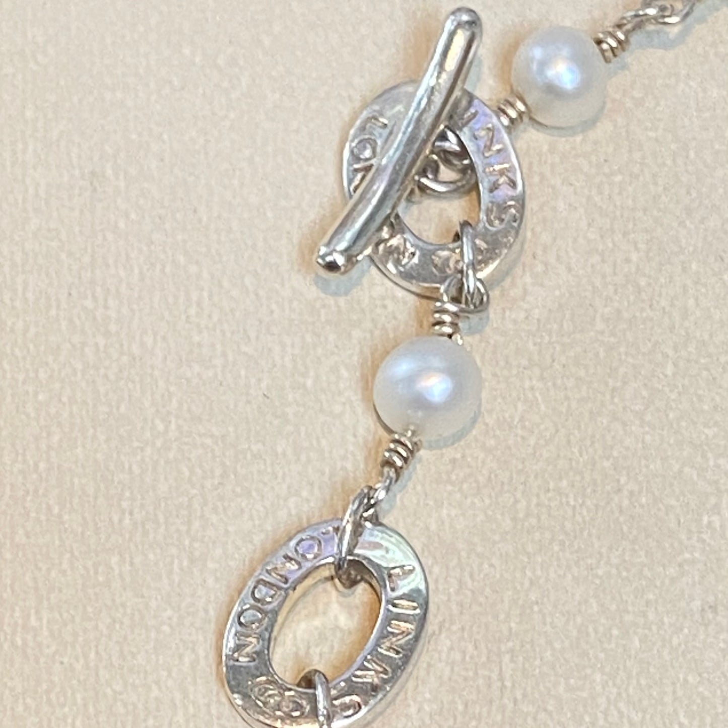 Links of London Sterling Silver Pearl Beaded Choker Necklace
