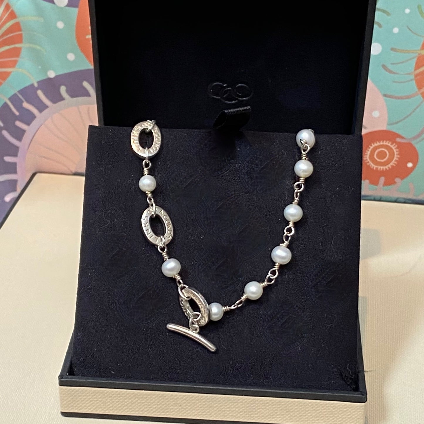 Links of London Sterling Silver Pearl Beaded Choker Necklace