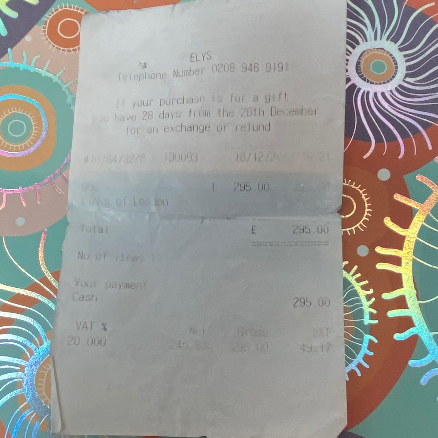 NEW Links of London Classic Sweetie Necklace with original receipt.