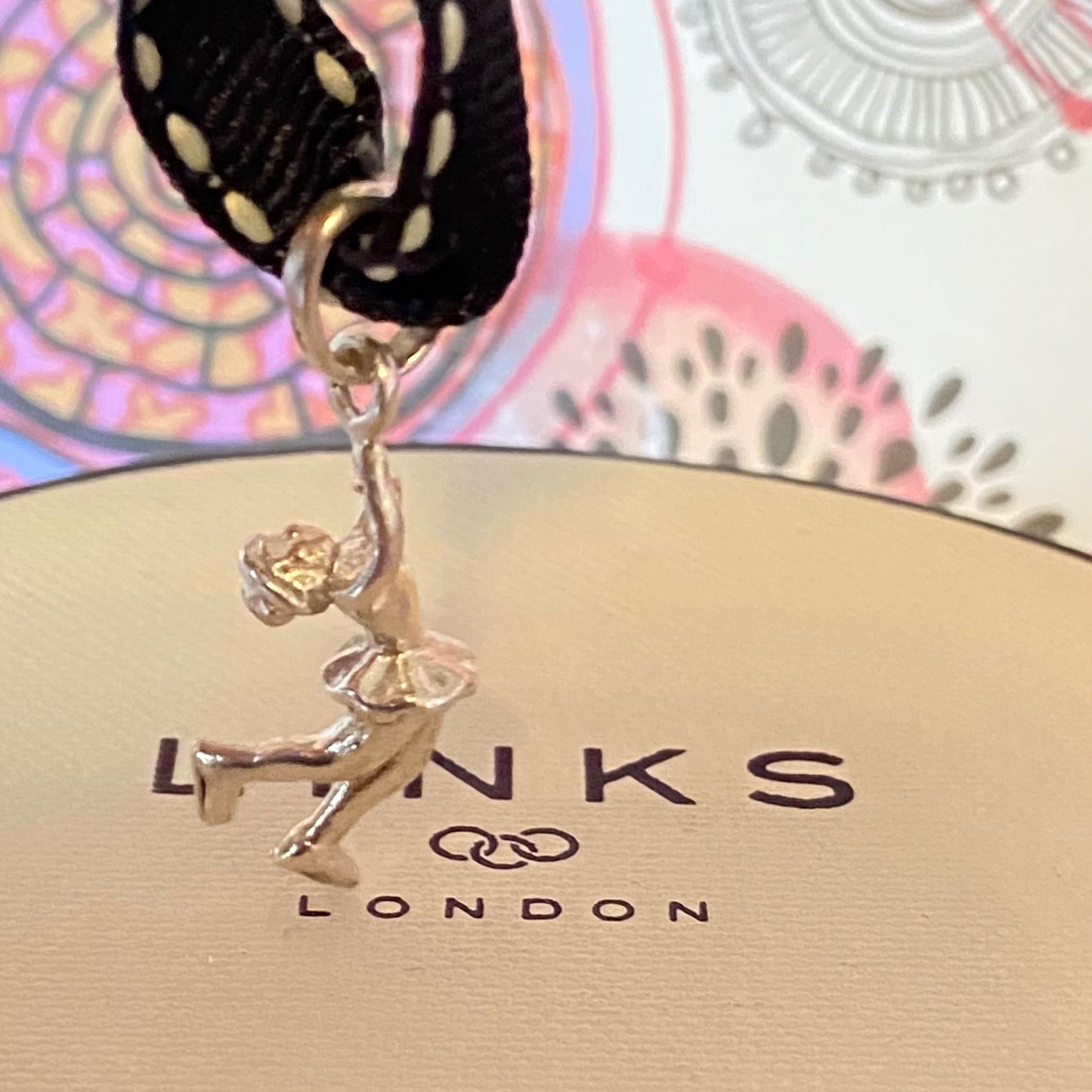 Links of London Figure Ice Skater in motion Charm