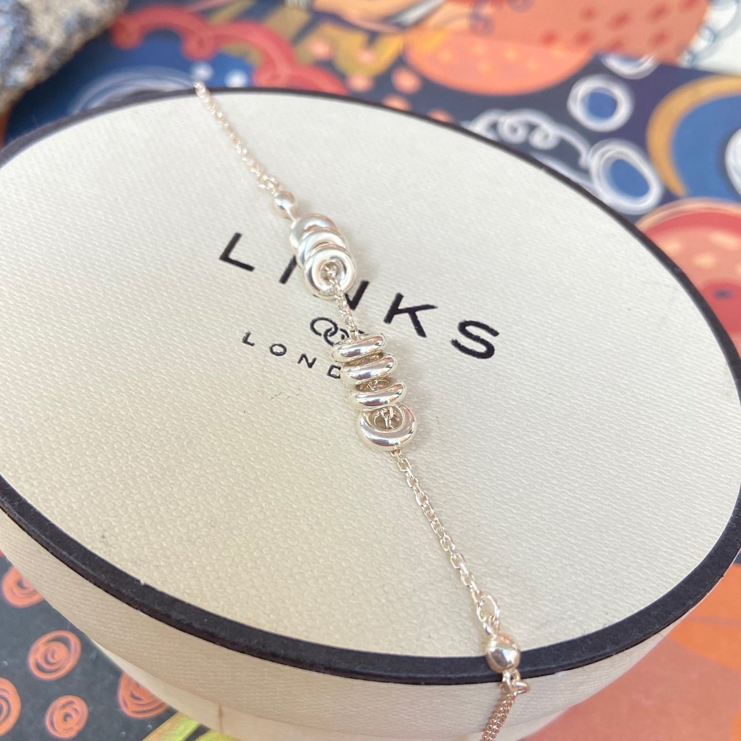 Delicate Links of London Sterling Silver Bracelet with Sweetie Beads
