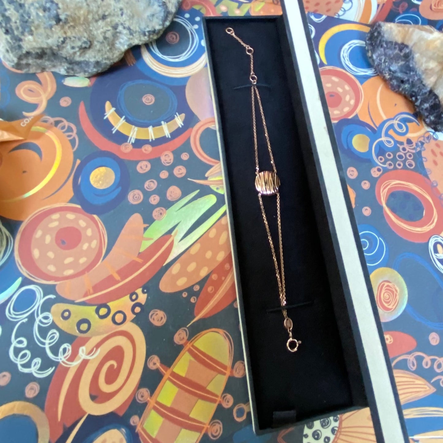 Links of London Silver 18ct RG Vermeil Bracelet inspired by the River Thames