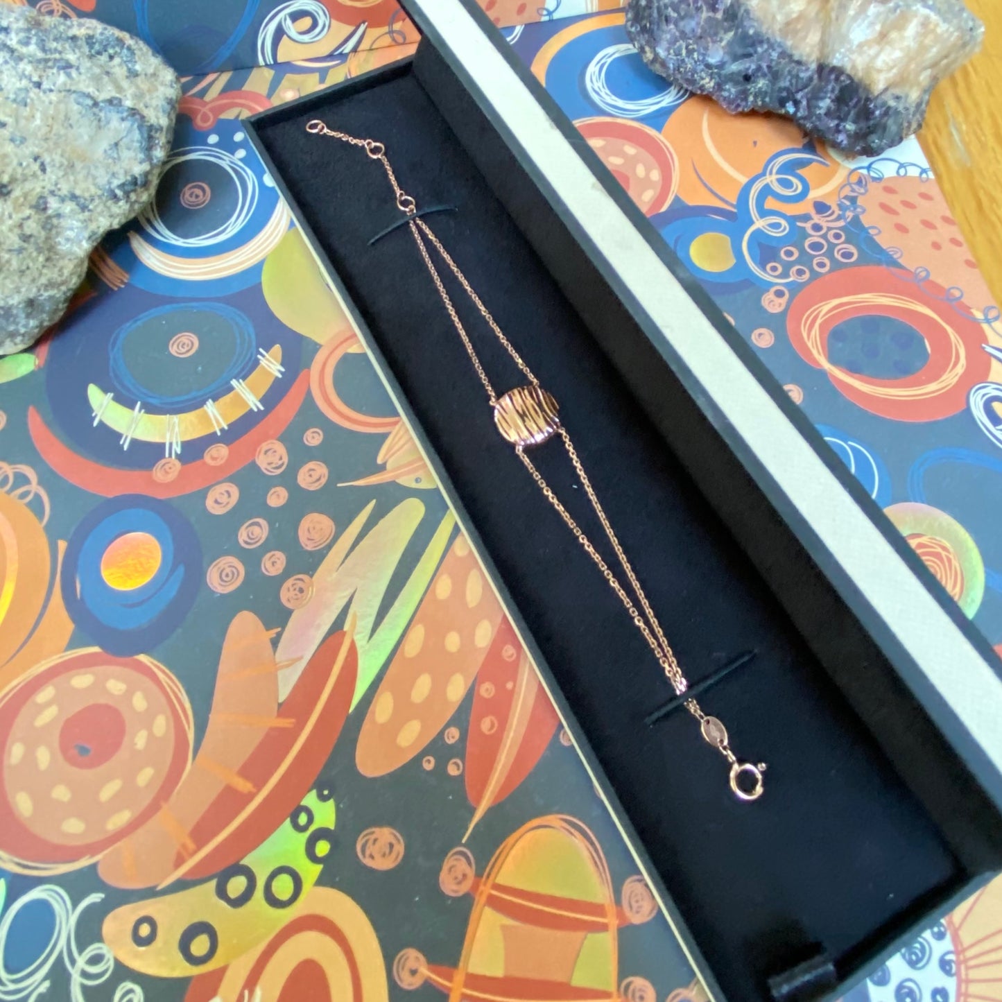 Links of London Silver 18ct RG Vermeil Bracelet inspired by the River Thames