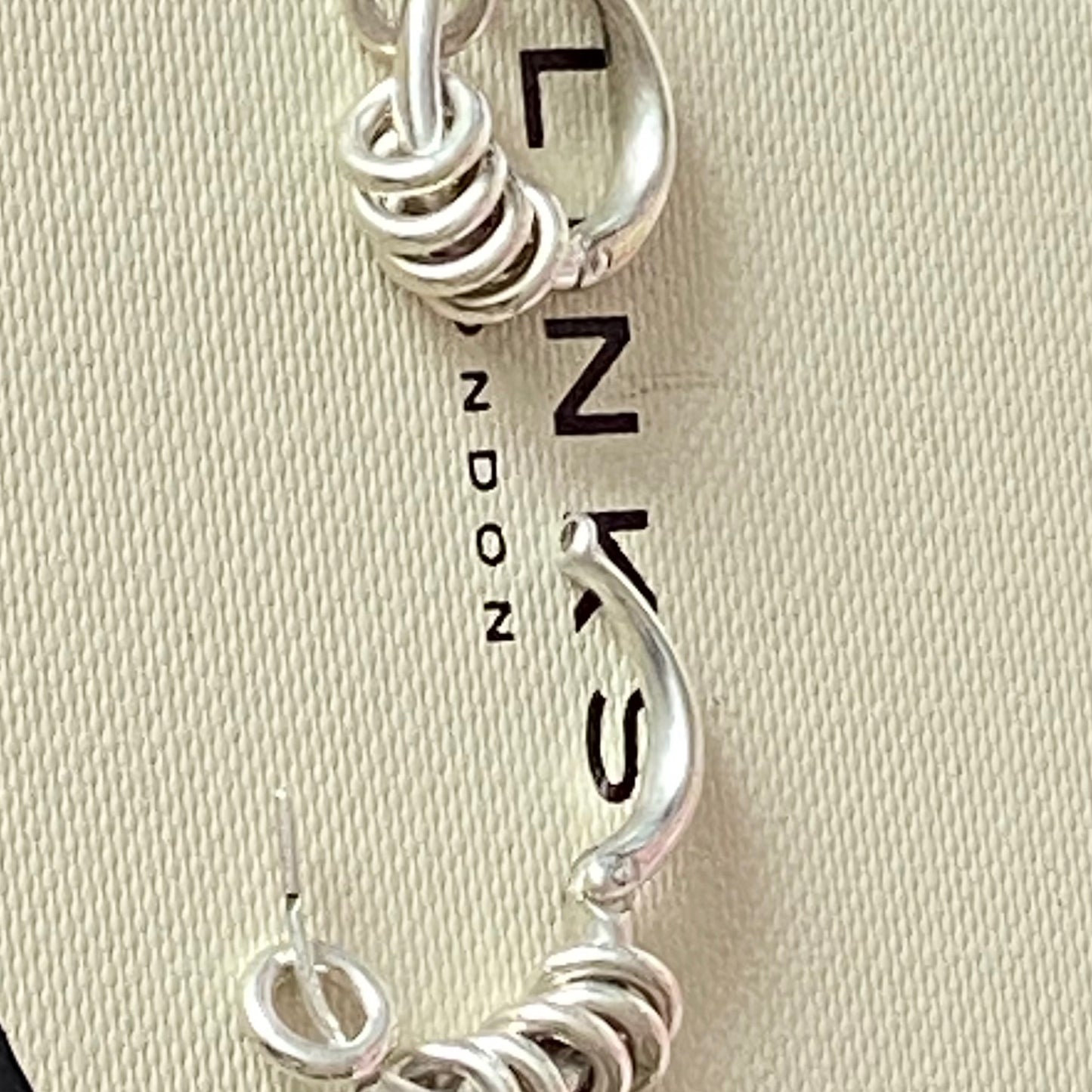 Links of London classic Sweetie Hoop Earrings with 6 sweetie rings very Rare